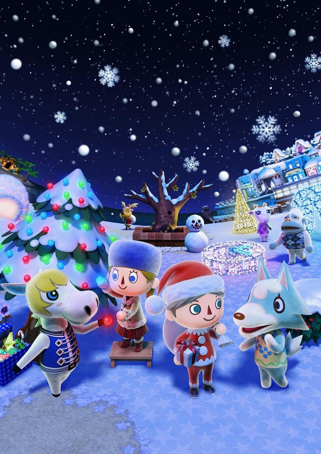 Animal Crossing New Leaf Christmas Poster