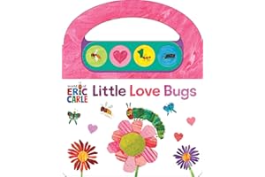 World of Eric Carle, Little Love Bugs Carry Along Handle Sound Book - Perfect Gift for Valentine’s Day - PI Kids