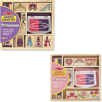 melissa and doug stamp set princess