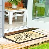 Nicola Spring Coir Door Mat 90x60cm Tree of Life Natural Fiber view 6