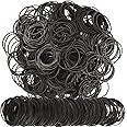 AIWOQI Rubber Bands Size #16 Black Elastic Rubber Band small 600Pcs rubber bands office supplies home Package,Household