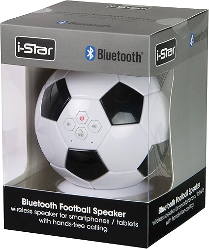 i-Star 79089IS - Altavoz Bluetooth, diseño de balón de fútbol ...