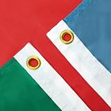AZ FLAG Azerbaijan Flag 3x5 Ft 100D Polyester with 2 Brass Eyelets view 2