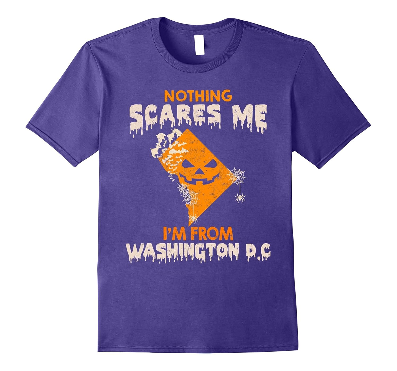 Nothing Scares Me I'm From Washington D.C Halloween T-Shirt-Rose