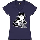 My Cat was Right About You Women's V-Neck T-Shirt Cat Lover Funny Kitty Tee