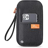 Family Passport Holder Organizer, RFID Blocking Travel Document Case, Lightweight Large Passport Cover Case Waterproof Bag Document Organizer for Women & Men