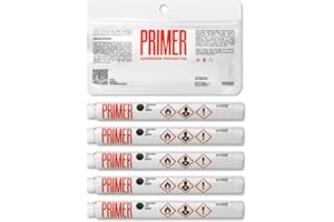 VViViD Primer Pen Adhesive Promoter (0.66mL - 5 Pack) for Vinyl Wrapping, PPF, Painting, Metal, Plastic, Rubber, Concrete and More