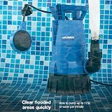 Hyundai 550W Submersible Pump with Float Switch 10500L/H 7m Lift view 3