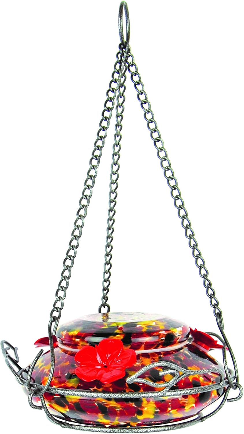 Nature's Way Bird Products, 18 Ounce Capacity, Molten GHF5 Garden Top Fill Hummingbird Feeder, 18, 18 oz