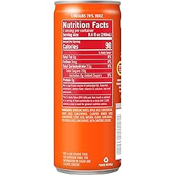 Izze Sparkling Juice Beverage Mango Cans Pack, 33.6