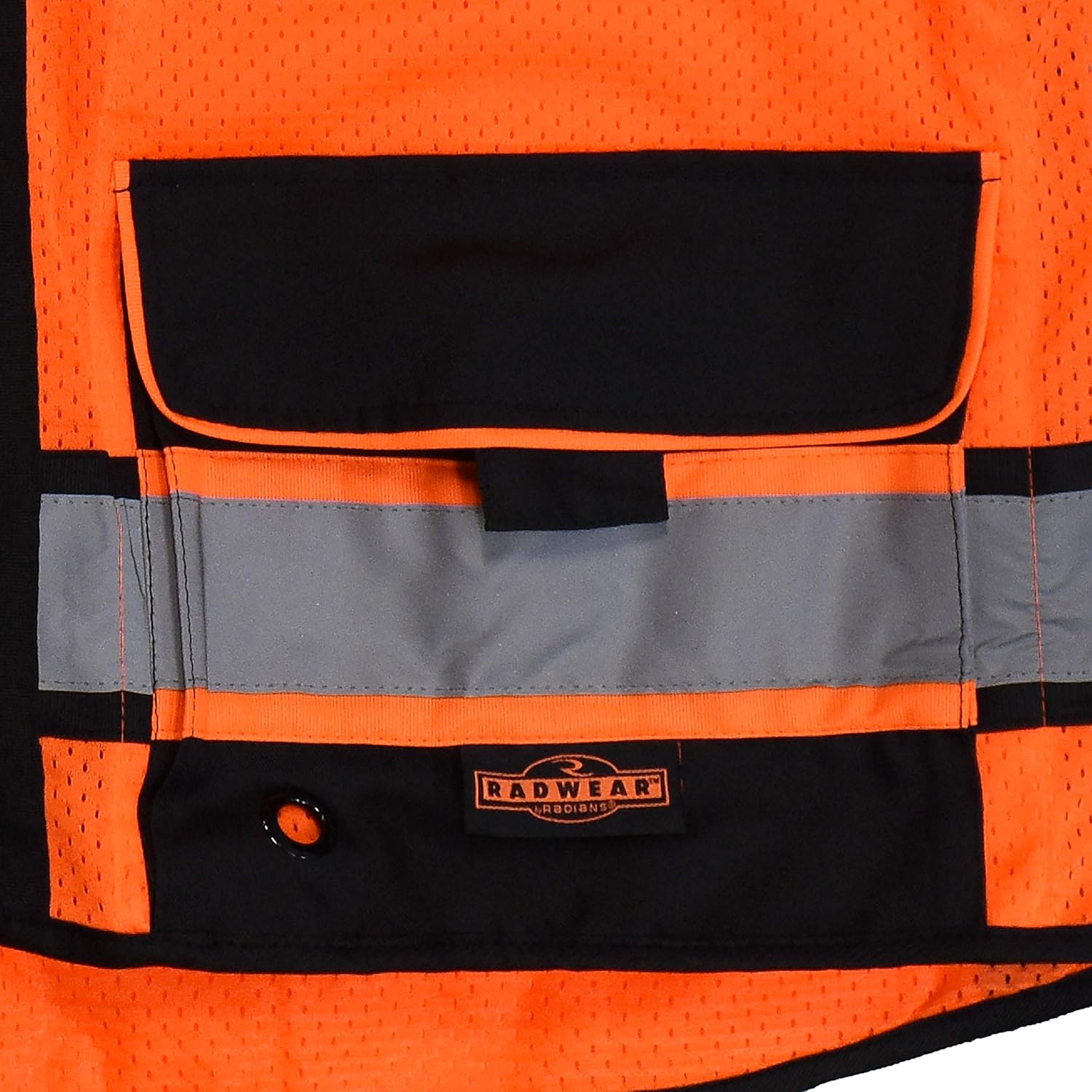 Radians SV65 Heavy Duty Surveyors Safety Vest with Zipper, Large Plan Pocket, Hi-Viz Green or Hi-Viz Orange: Clothing