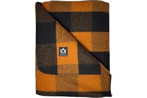 Arcturus Military Wool Blanket, Warm, Thick, Washable Wool Blanket for Camping, Outdoors, Tailgating, Stadium, Picnic, Huntin