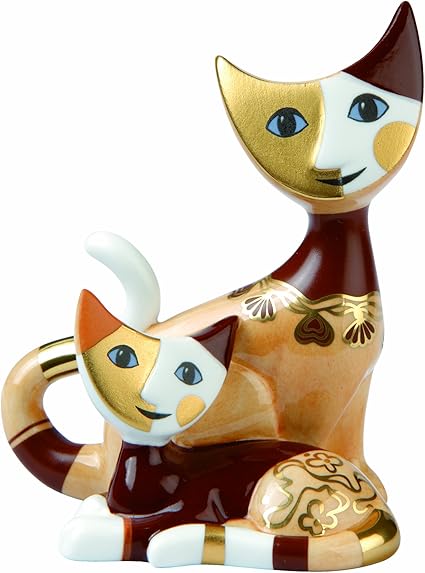 Goebel Figurines En Forme De Chats Cora E Bino De Rosina Wachtmeister Amazon Fr Cuisine Maison