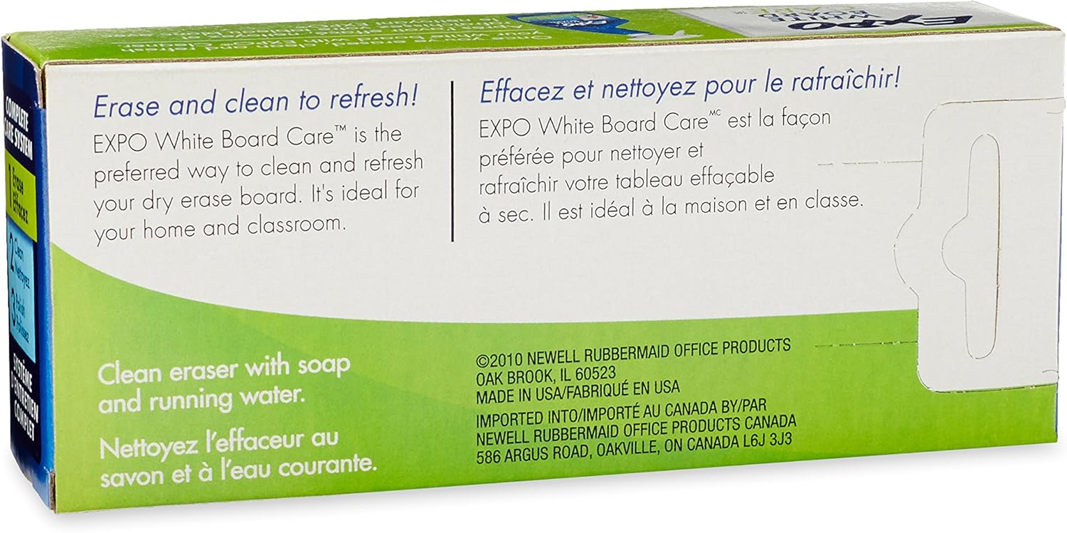 Expo 81505 Block Eraser Dry Erase Whiteboard Board Eraser, Soft Pile, 5 1/8 W x 1 1/4 H - Pack of 1 : Dry Erase Markers : Office Products