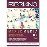 Fabriano Mixed Media Pad, 40 Sheets, 250 GSM, 9" x 12"
