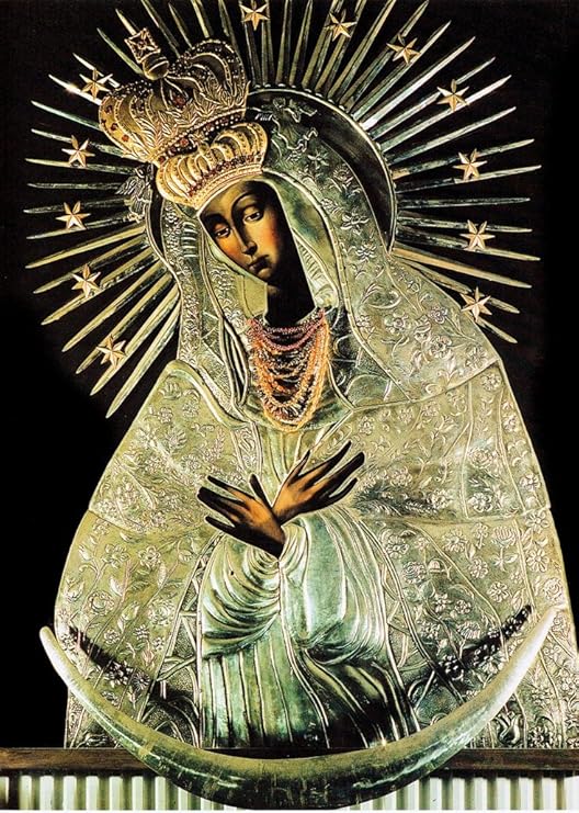 Amazon Com Our Lady Of Grace Of The Gate Of Dawn Icon Poster A3