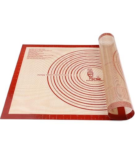 Silicone Baking Mat, Non-Stick Oven Liner Sheet For Cookie - copertina