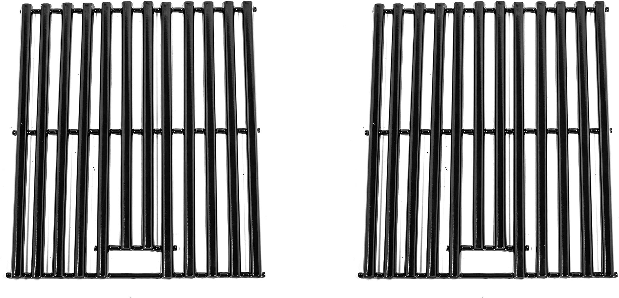 ZLjoint 15 Inches Cooking Grates for Broil King 9865-54, 9221-64, Broil-Mate 115554, 165154 and Crown Gas Grill, Porcelain Steel Grill Cooking Grids, 2 Pack