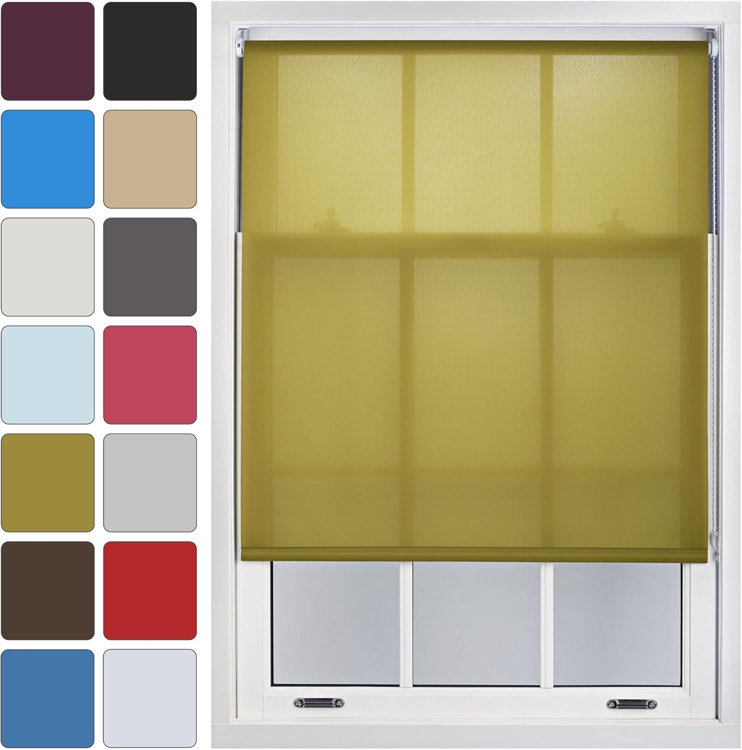 FURNISHED Daylight Roller Blind in Made to Measure up to 240cm x 210cm