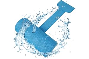 AOSYCO Headrest Pillow for Patio Chaise Lounge, Spa Pillow for Adult with Non-Slip Weighted Tail, Outdoor Cushion All Weather Sunbathing Swing Pool Furniture, Quick Drying