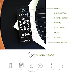 Kanto YU4GR Powered Speakers with Bluetooth and