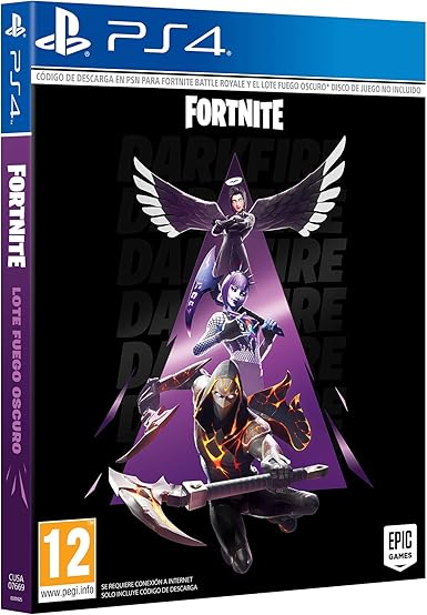 Fortnite: Lote Fuego Oscuro (Esta caja contiene código de descarga): Amazon.es: Videojuegos
