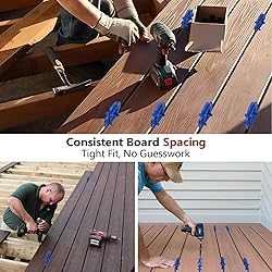 12 Packs 4-in-1 Multi-Size Deck Spacers Tool