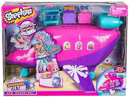 Shopkins Plane Playset, Plus 3 Exclusive