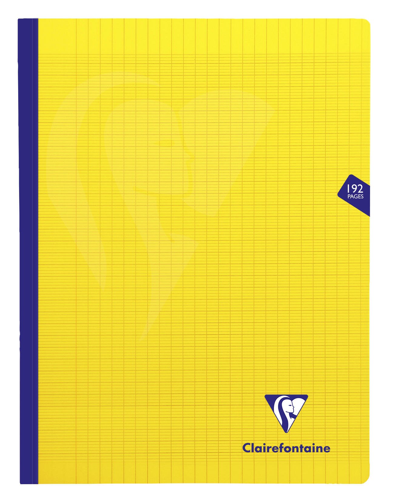 Clairefontaine 349341C - One Yellow Mimesys Thread Stitched Notebook - Dimensions: 24 x 32 cm - 192 Seyes Ruled Pages - 90 g White Paper - Polypro Cover