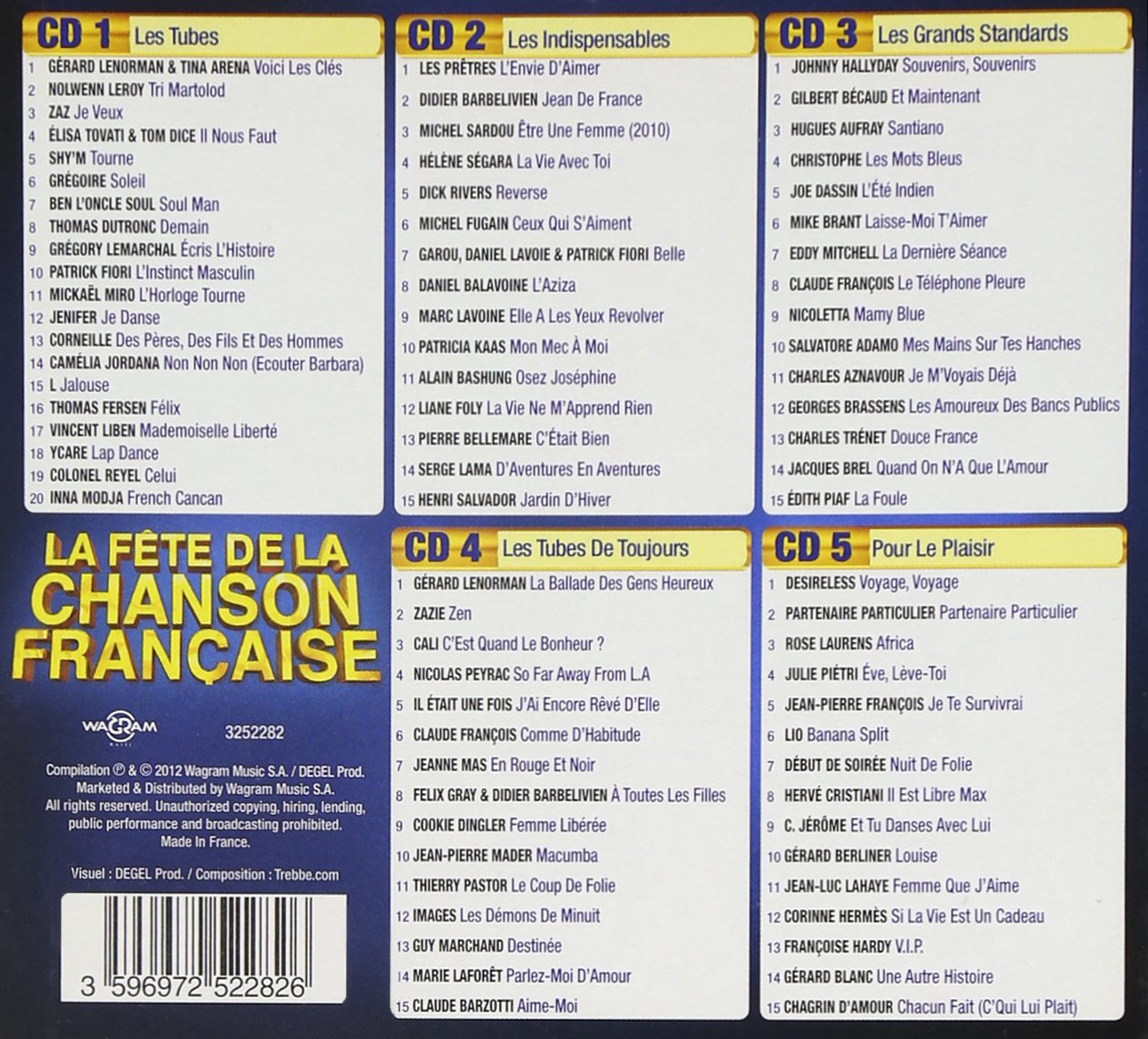 Various Artists Fete De La Chanson Francaise 2012 Var Amazon Com Music