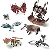 DreamWorks Dragons, 5-Pack Dragon Catcher Set with Hiccup’s Mangler Net Launcher, Kids Toys for Boys & Girls Ages 4 and up