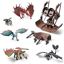 DreamWorks Dragons, 5-Pack Dragon Catcher Set with Hiccup's