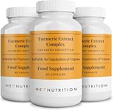 Hey Nutrition Theonia Turmeric Extract Complex 3 Pack 180 Vegan Capsules view 1