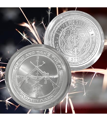 Lot Of 5 - Don't Tread On Me 1 Oz .999 Fine Silver Rounds (New & Uncirculated) - Cut Saw Mint