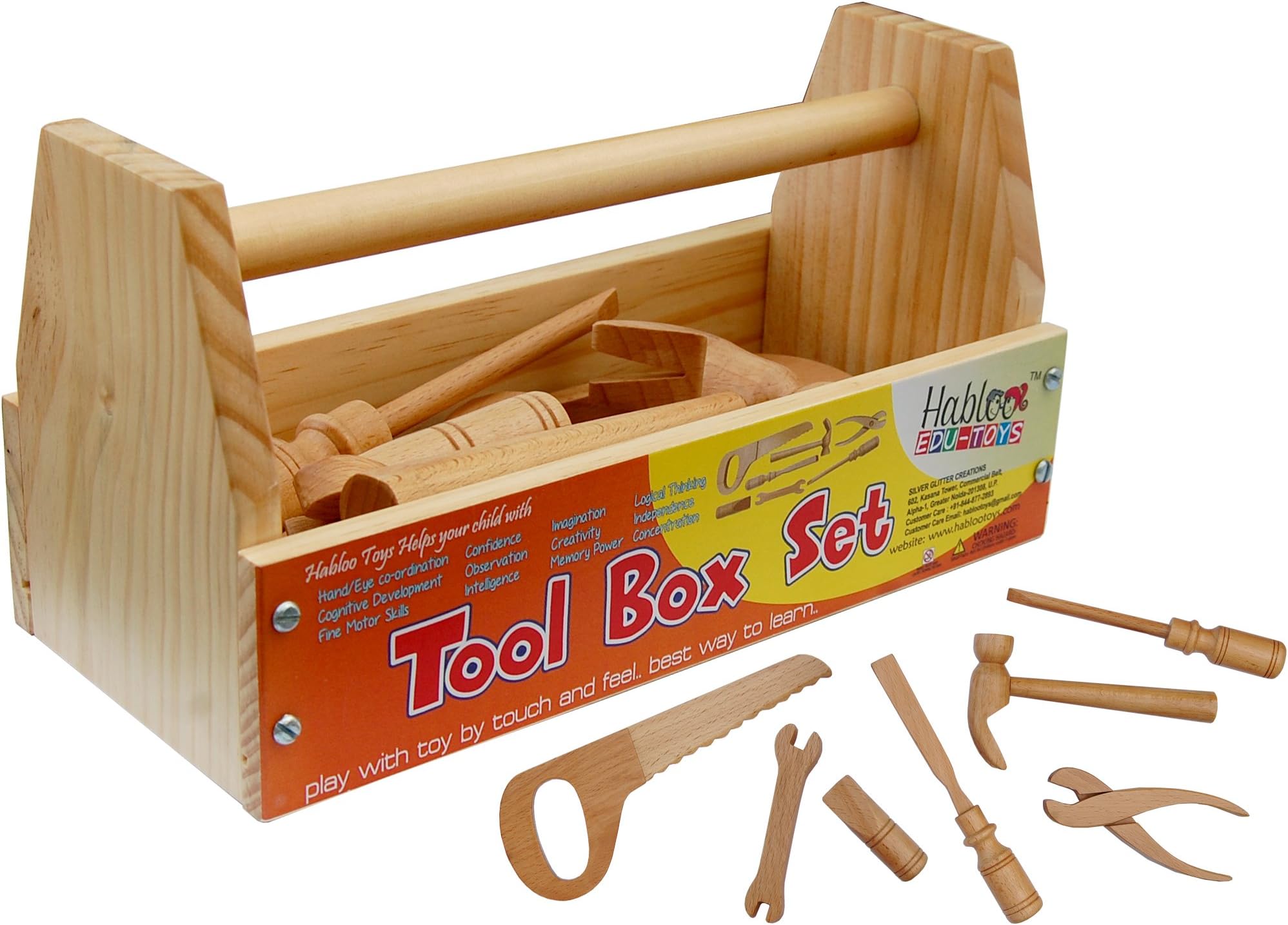 The Kiddy Depot – Wooden Tool Box Set