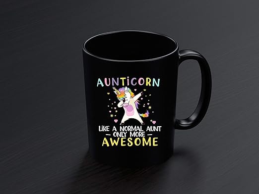 aunt unicorn mug