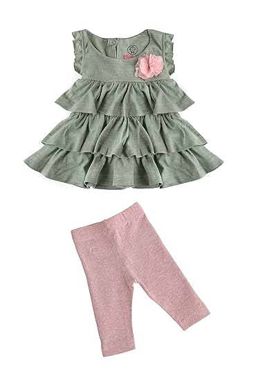 baby girl olive green dress