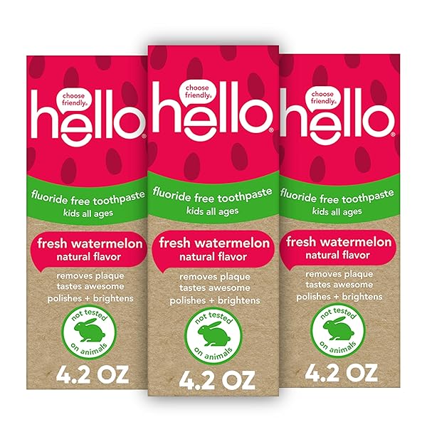 HELLO NATURAL WATERMELON FLAVOR BABY & KIDS FLUORIDE...