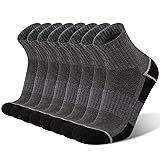 COOVAN 8 Pairs Men's Ankle Athletic Socks Quarter