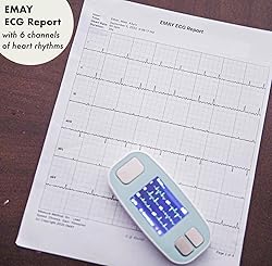 EMAY 6L Portable ECG Monitor | Record ECG and Heart