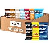RXBAR Protein Bars, 12g Protein, Gluten Free Snacks, 10-Flavor Variety Pack (10 Bars)