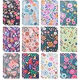 Containlol 24 Pcs Floral Notebook, Mini Colorful Flower Notepad Bulk Bible Inspirational Pocket Notepad Small Journal Mother's Day Gift