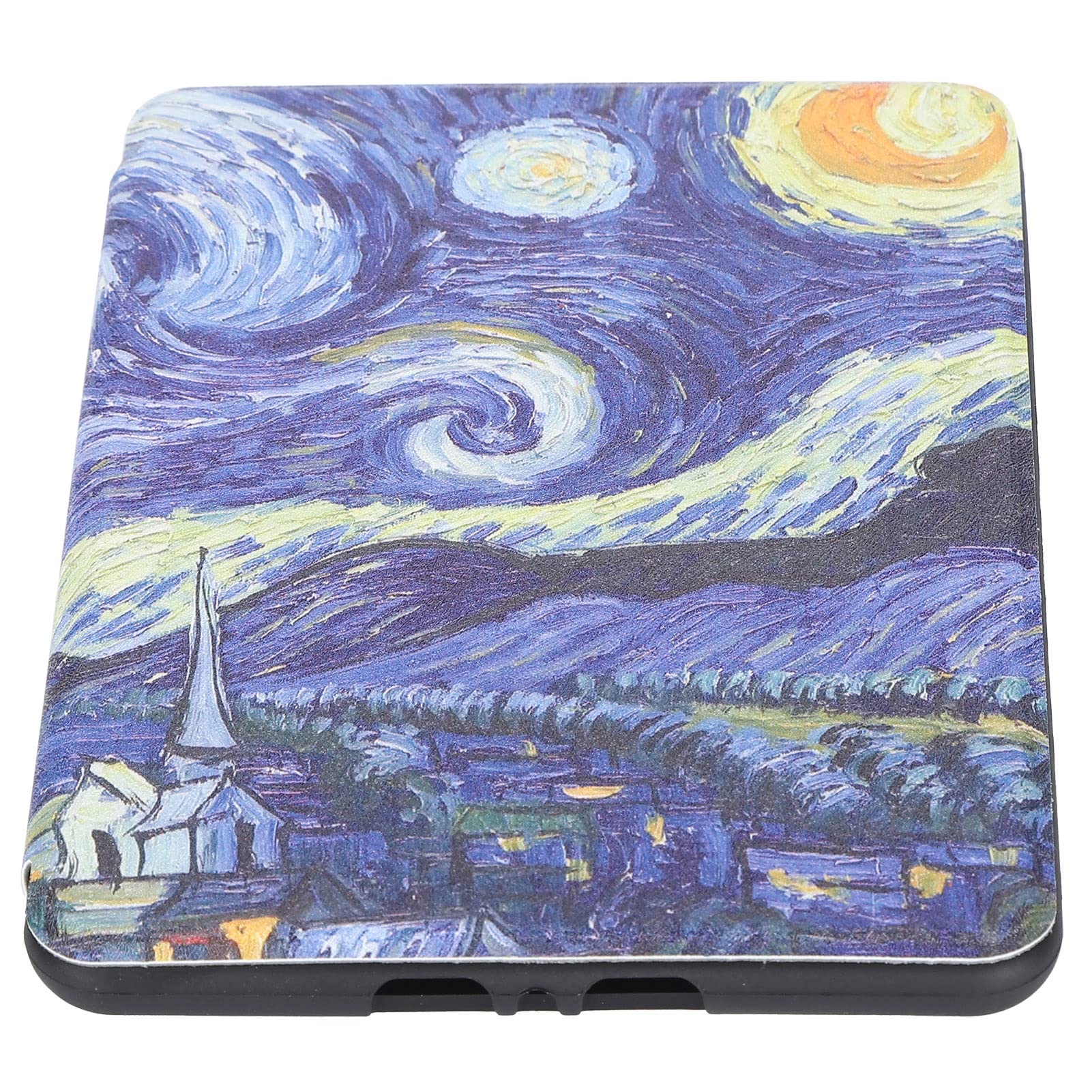 Electronic Reader Sleeves, Foldable Super Delicate Electronic Reader Case, Microfiber Leather Generous Simple for Paperwhite Reader (Van Gogh Starry)