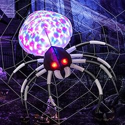 Tangkula Halloween Inflatable Spider with