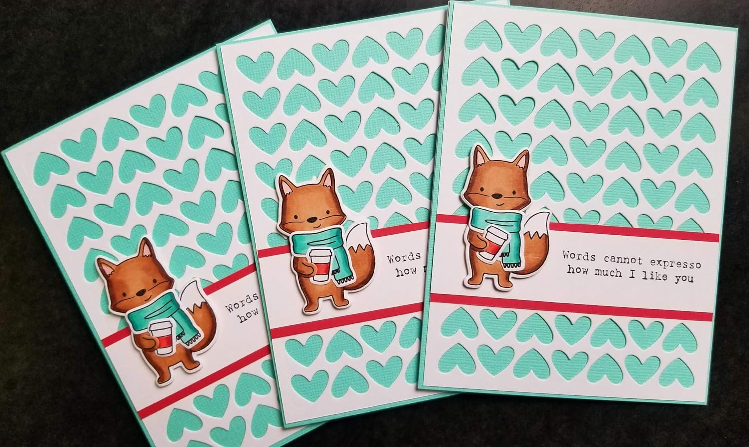 Anniversary Gift For Coffee Lover Fox Birthday Card Winter Thank You Card Stationery Notecards Greeting Cards