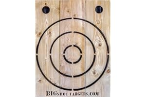 BIGSHOT Wooden Axe Throwing Target with Bottle Opener