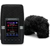 Zoom H2essential Multi-Mic 32-Bit Float Handy Recorder with WSH-2E Hairy Windscreen