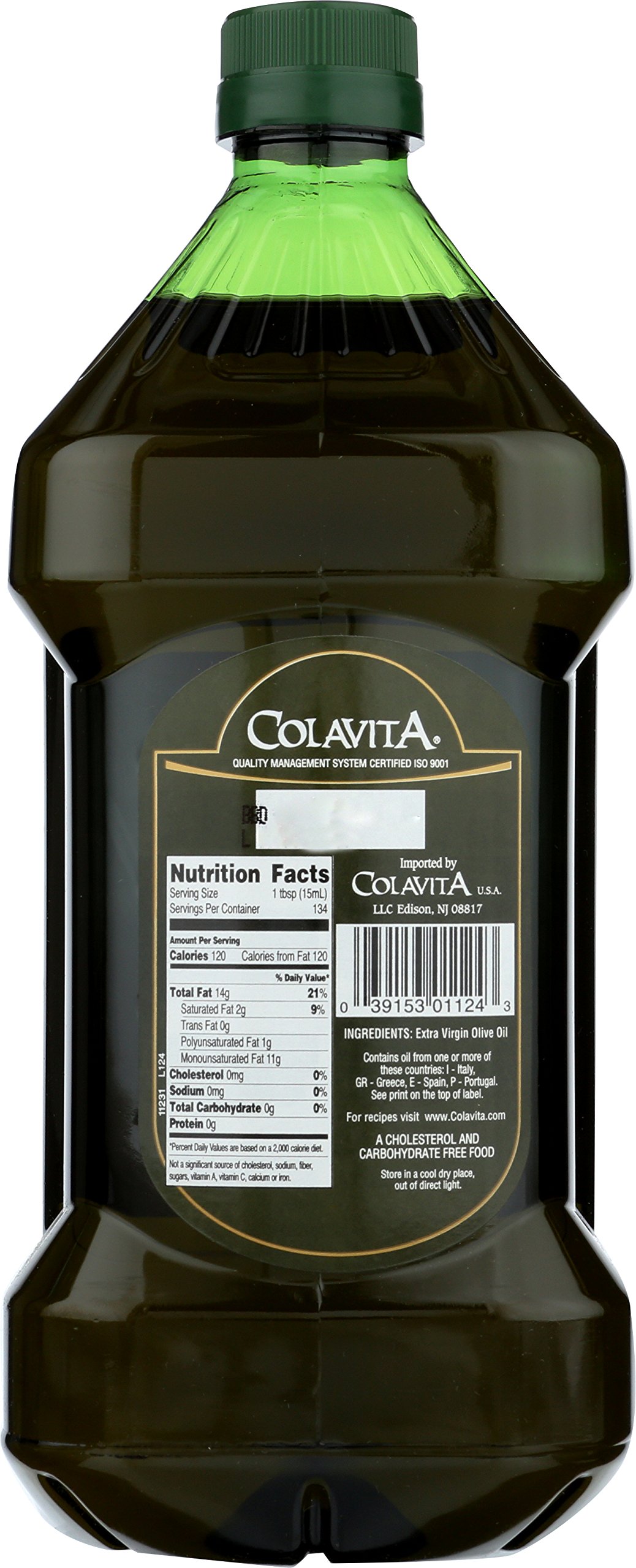 Colavita Extra Virgin Olive Oil, First Cold Pressed, (2 Liters) 68 Fl Oz (Pack of 1) Buy