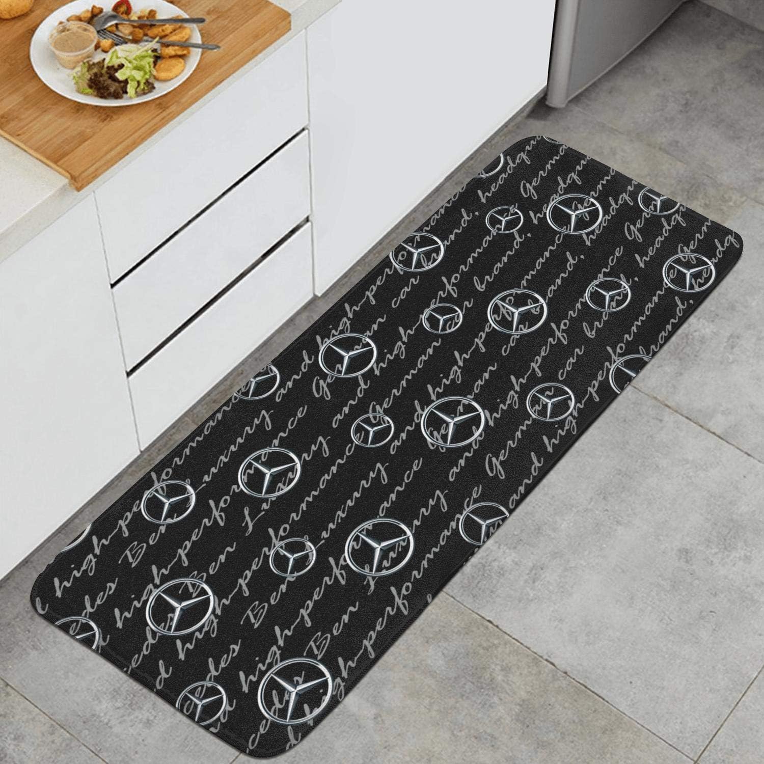 Amazon Com Non Slip Oversized Kitchen Mat Mercedes Benz Dyeing