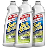 Soft Scrub Antibacterial Cleaner with Bleach Surface Cleanser, 36 Fl Oz, Pack of 3